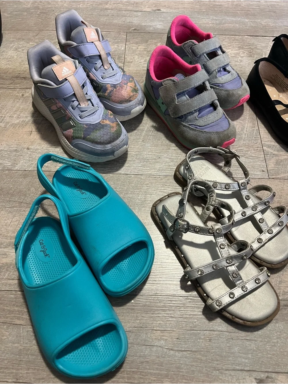 Bundle of Girls Size 12C Shoes and Sandals